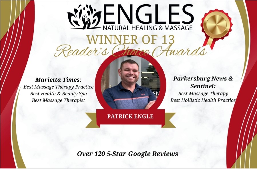 Engle’s Natural Healing & Massage Wins 13 Reader’s Choice Awards Across the Mid Ohio Valley